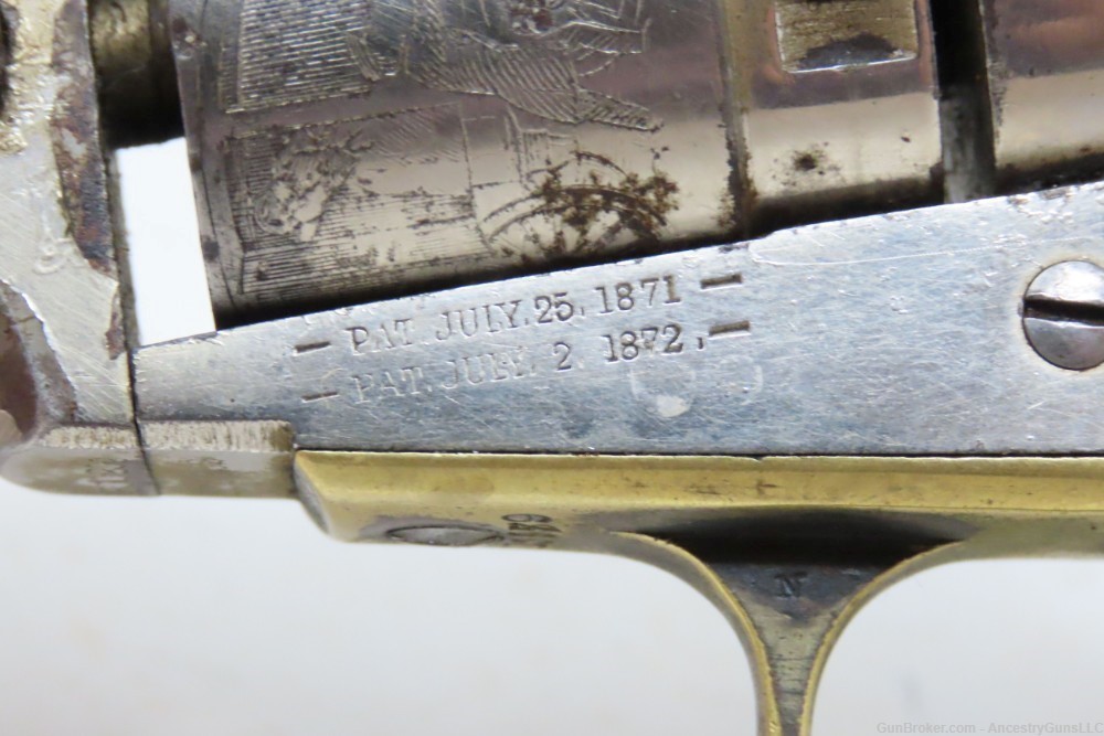 Antique COLT Pocket NAVY Cartridge Conversion .38 CF Revolver 3-1/2” BARREL-img-5