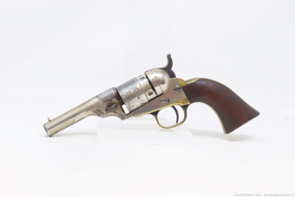 Antique COLT Pocket NAVY Cartridge Conversion .38 CF Revolver 3-1/2” BARREL-img-1