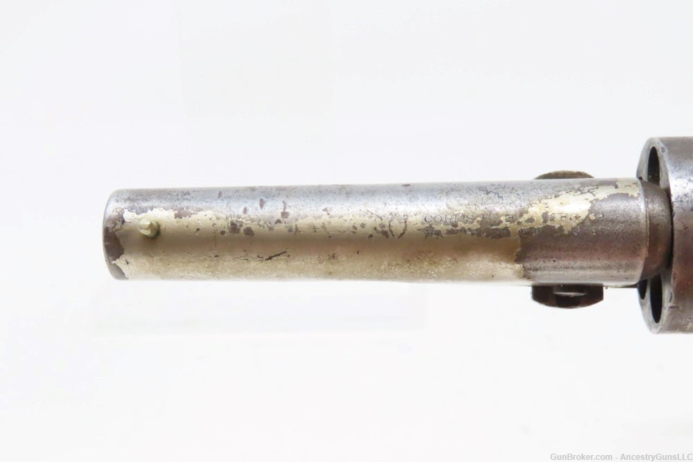 Antique COLT Pocket NAVY Cartridge Conversion .38 CF Revolver 3-1/2” BARREL-img-10
