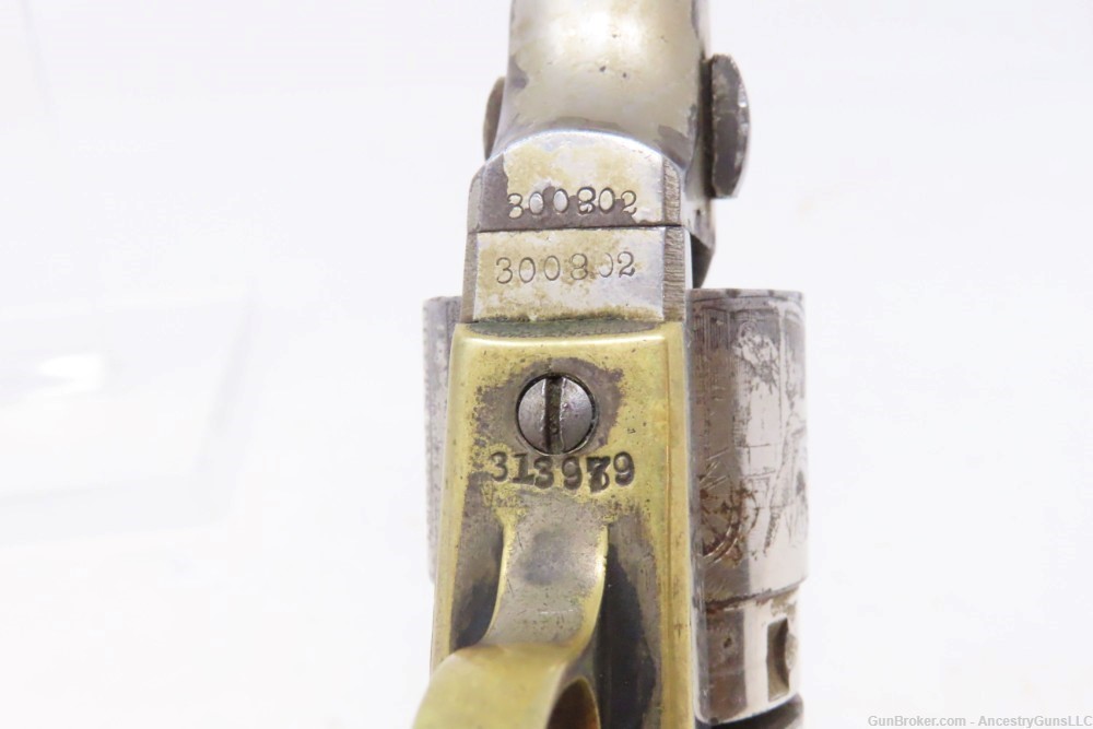Antique COLT Pocket NAVY Cartridge Conversion .38 CF Revolver 3-1/2” BARREL-img-15