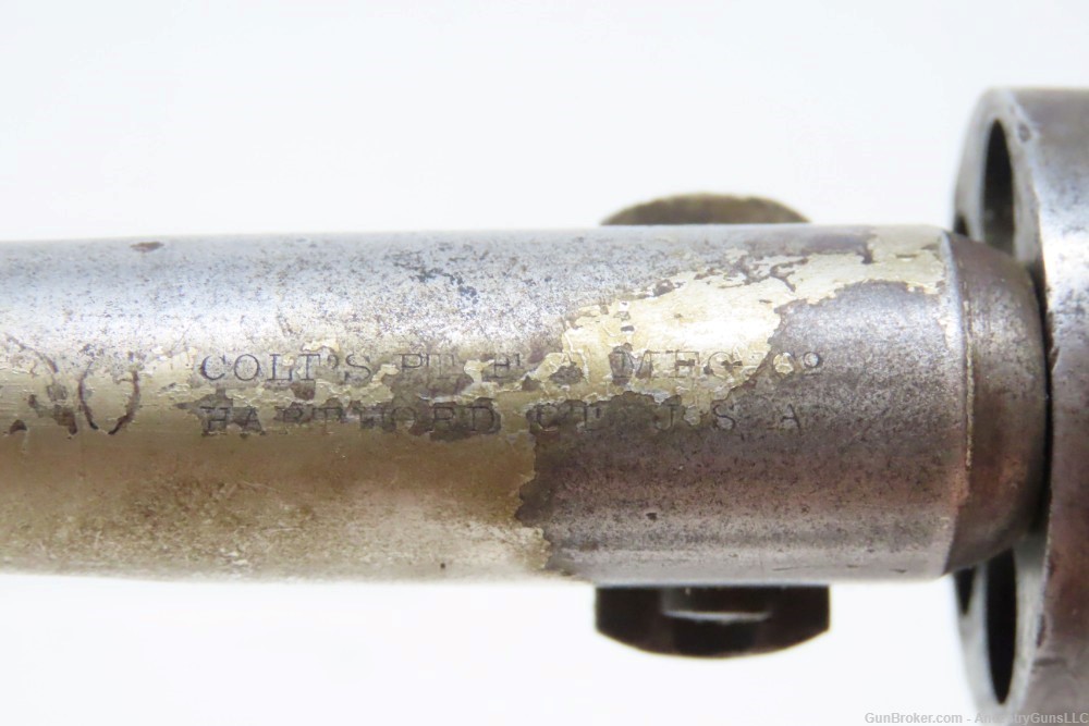 Antique COLT Pocket NAVY Cartridge Conversion .38 CF Revolver 3-1/2” BARREL-img-9