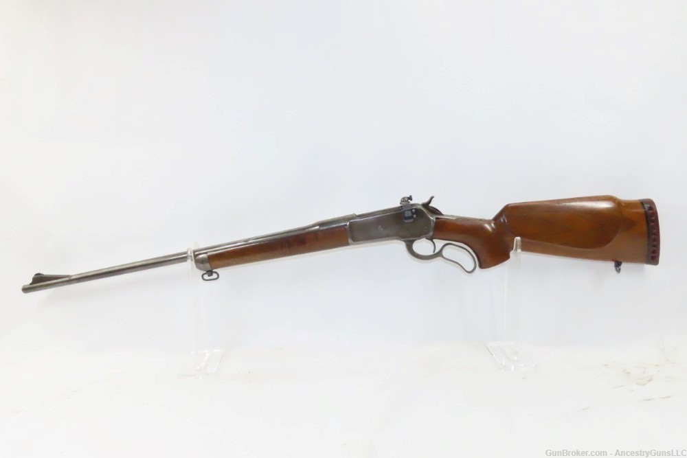 1888 Antique WINCHESTER M1886 Lever Action Rifle .35 Remington Conversion  -img-1
