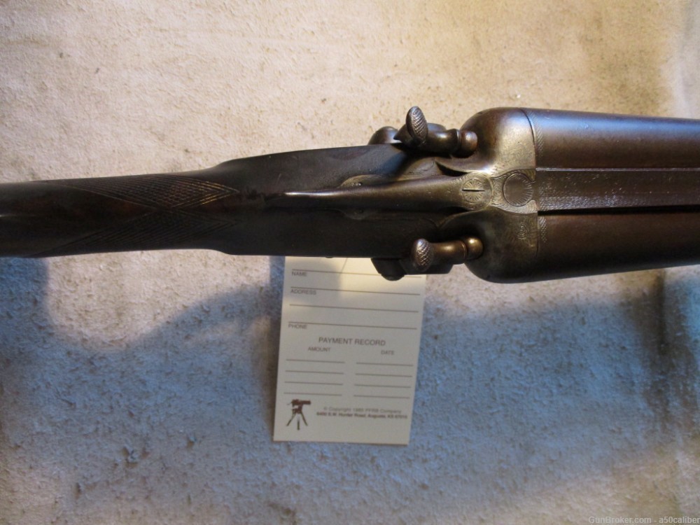 The Continental Hammer gun, 10ga, 32" Damascus barrels #33216  -img-8