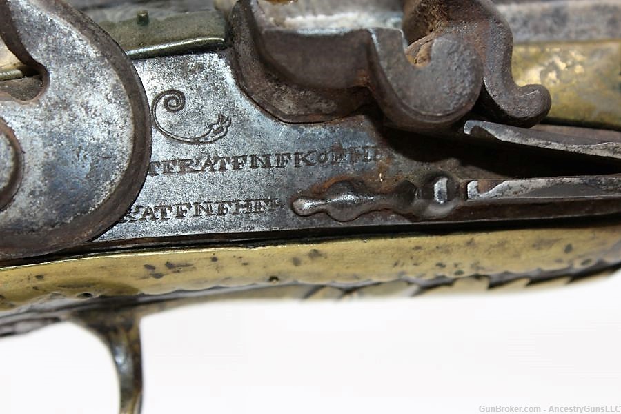 Antique Ornate TURKISH Flintlock HORSE Pistol London Marked 18th Century-img-5