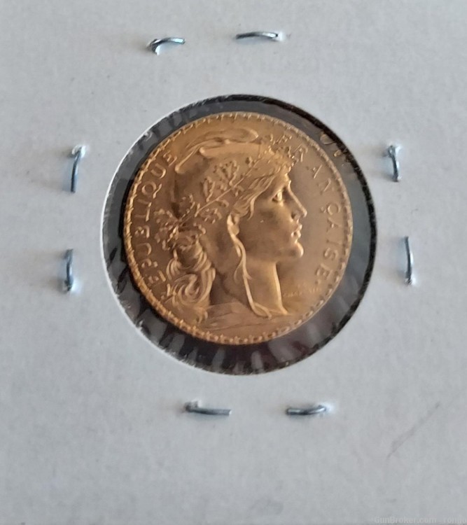 1914 20 FRANC GOLD ROOSTER (B4)-img-1