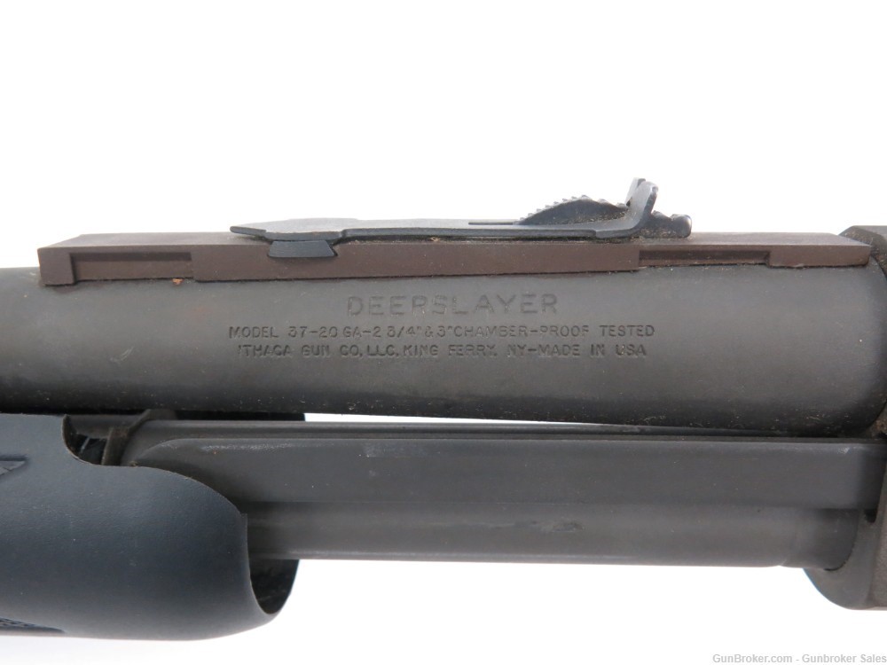 Ithaca Model 37 Deer Slayer 20GA 24" Pump-Action Shotgun w/ Extra Barrel-img-10