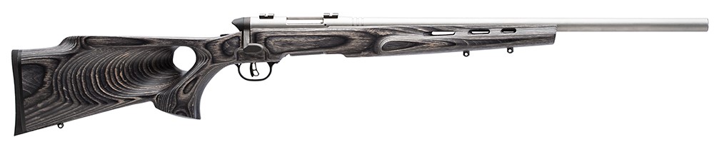 Savage B.Mag Target 17 WSM Rifle 22 bbl 8-Rd Gray Laminate/Thumbhole-img-1