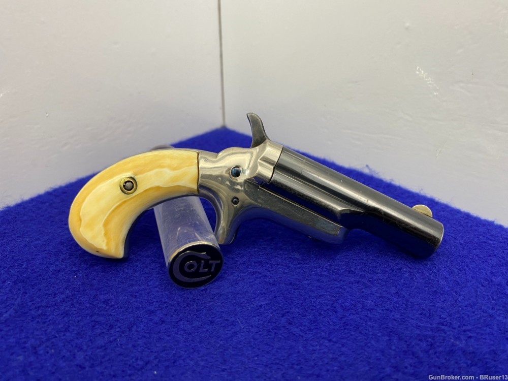1872 Colt 3rd Model Derringer .41 RF *INCREDIBLE SN 8 WITH GENUINE IVORY*-img-9