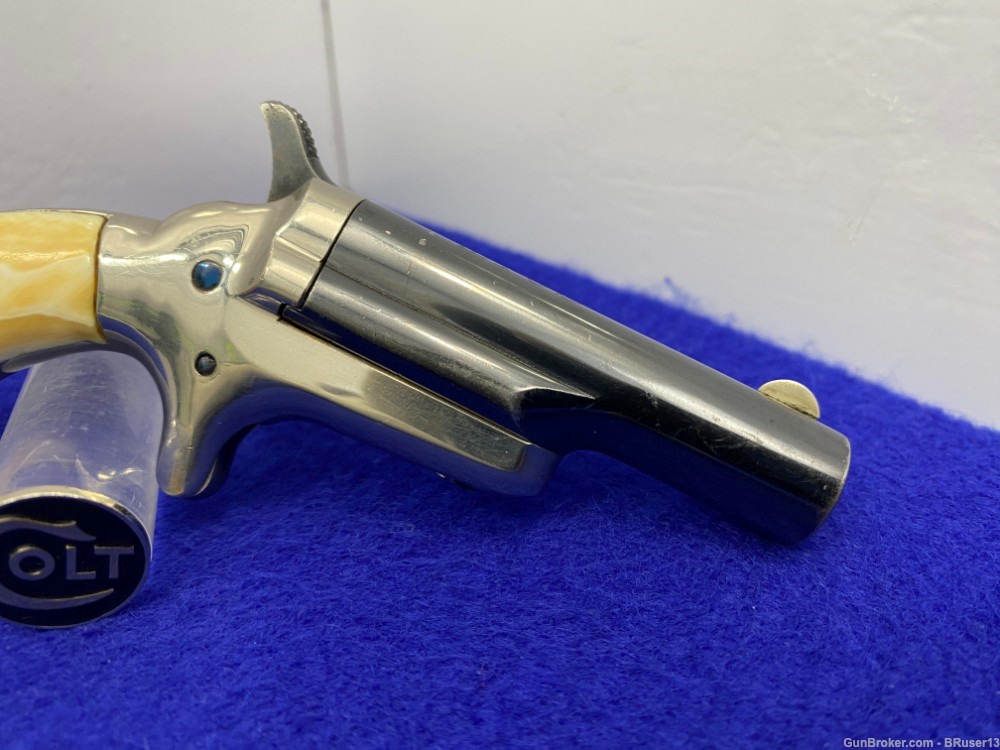 1872 Colt 3rd Model Derringer .41 RF *INCREDIBLE SN 8 WITH GENUINE IVORY*-img-13