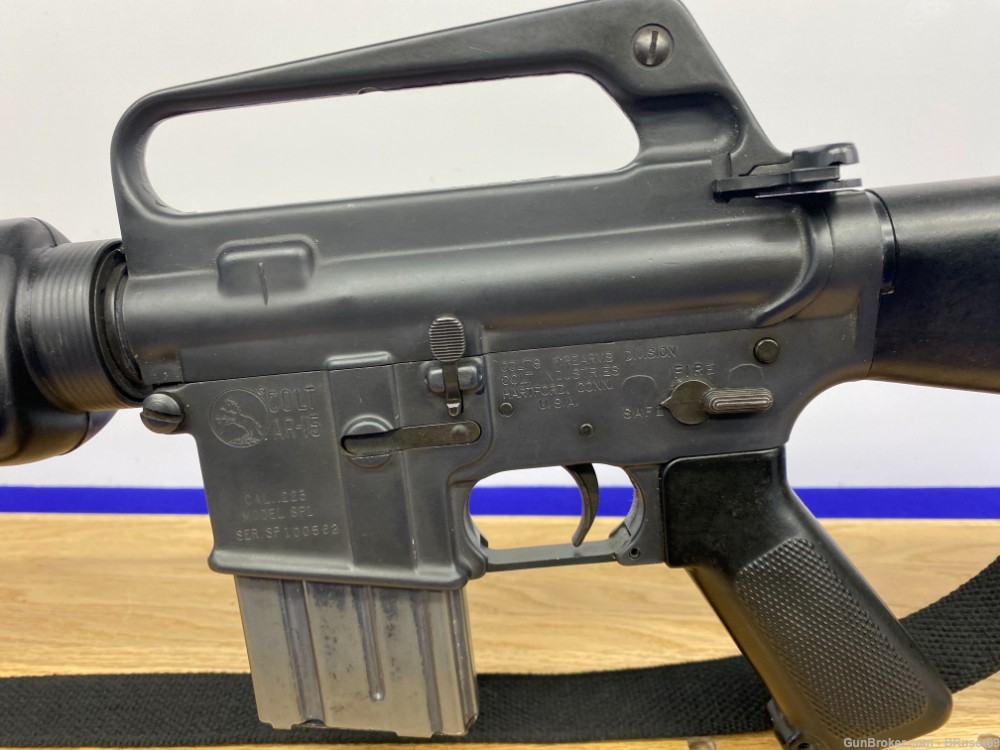 1968 Colt AR-15 SP1 .223 Rem Black 20" *ULTRA RARE/DESIRABLE PRE-BAN MODEL*-img-21