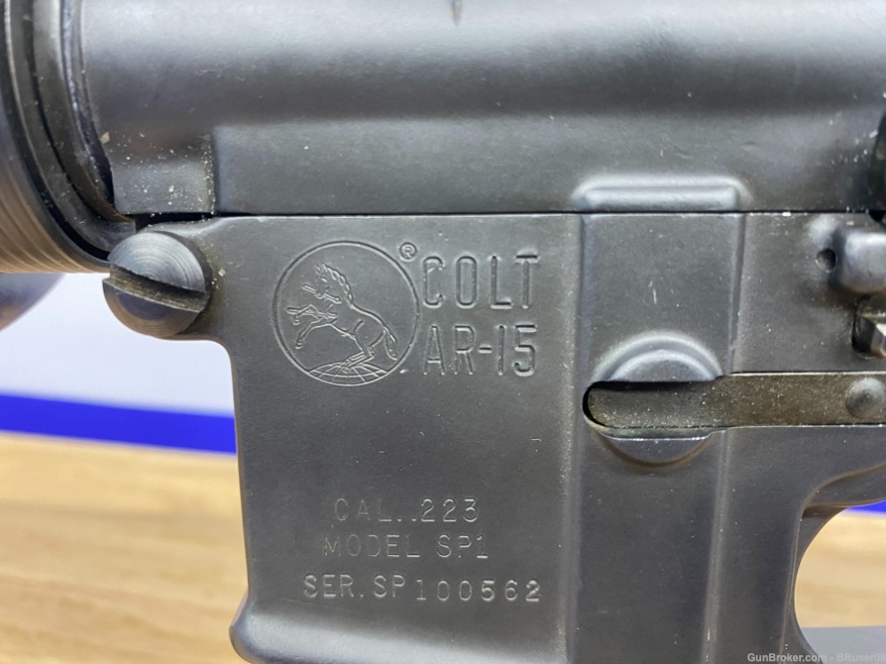 1968 Colt AR-15 SP1 .223 Rem Black 20" *ULTRA RARE/DESIRABLE PRE-BAN MODEL*-img-27