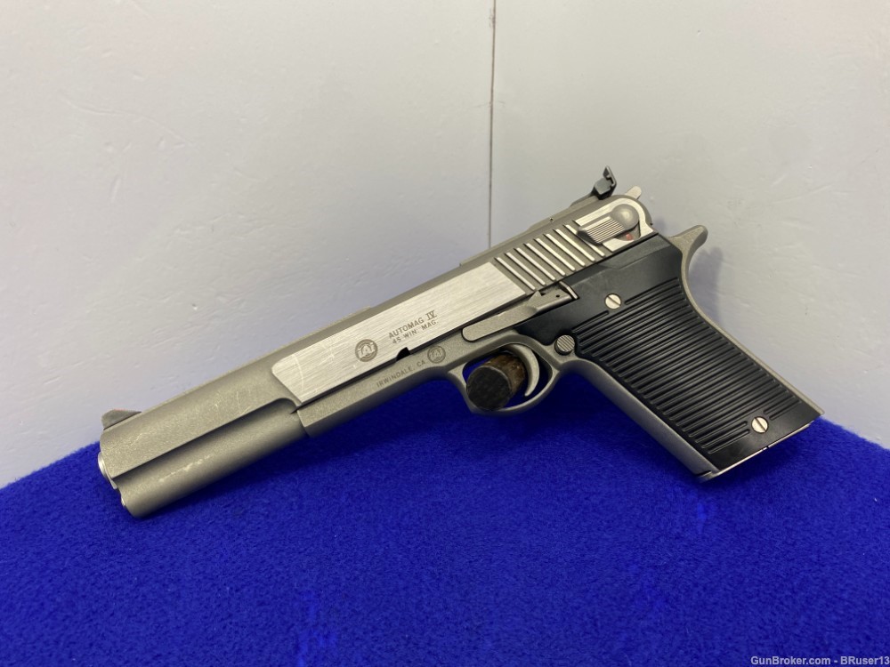 IAI Automag IV .45 Win Mag Stainless *HIGHLY RARE & DESIRABLE VARIANT*-img-0