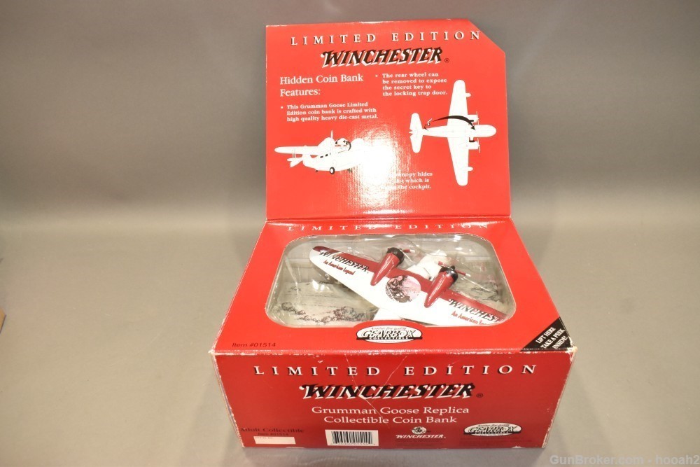 Limited Edition Die Cast Winchester Grumman Goose Coin Bank-img-6