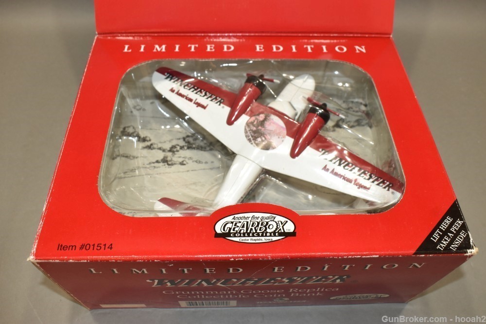 Limited Edition Die Cast Winchester Grumman Goose Coin Bank-img-8