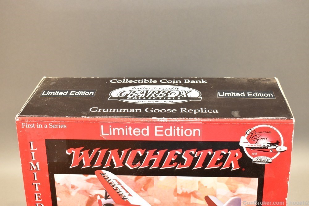 Limited Edition Die Cast Winchester Grumman Goose Coin Bank-img-1