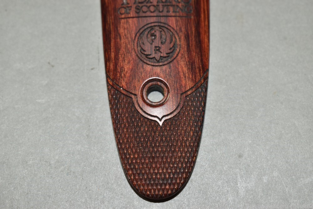 Ruger Boy Scouts 10/22 Laser Engraved Buttplate Prototype -img-2
