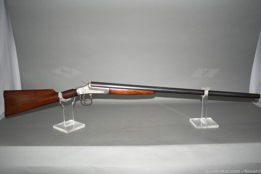 Unknown American? Single Shot Side Lever Shotgun 12 G C&R READ-img-0