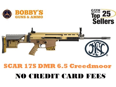 FN 38-101746 SCAR 17S DMR 6.5 Creedmoor 10+1 16.25" FDE "NO CREDIT CARD FEE