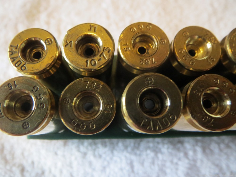 308 WIN/7.62X51 Once Fired Mixed Commercial Import/Military Brass Cleaned  -img-2