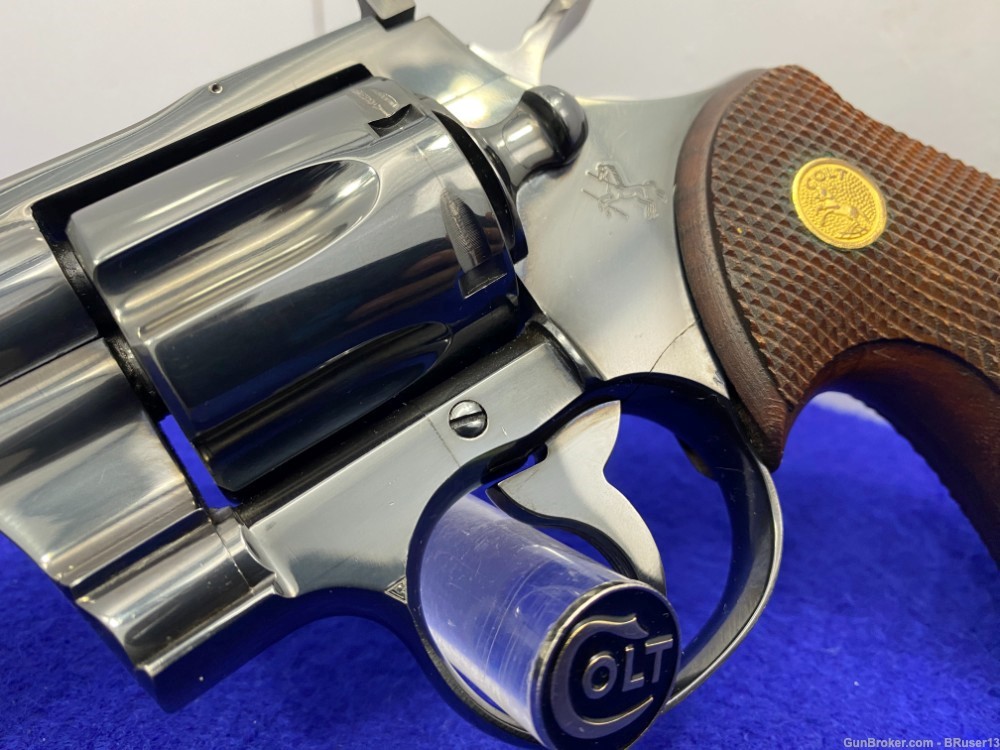1959 Colt Python .357 Mag Royal Blue *ICONIC EARLY SNAKE-SERIES REVOLVER*-img-6