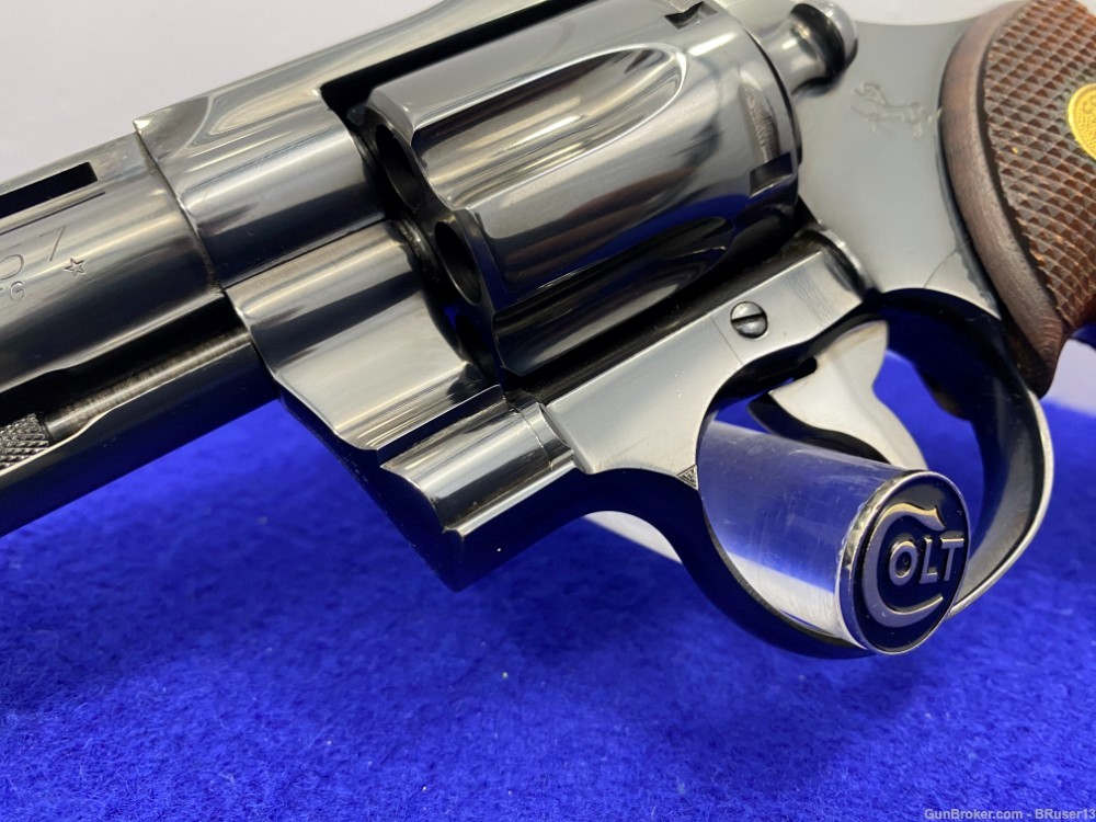 1959 Colt Python .357 Mag Royal Blue *ICONIC EARLY SNAKE-SERIES REVOLVER*-img-7