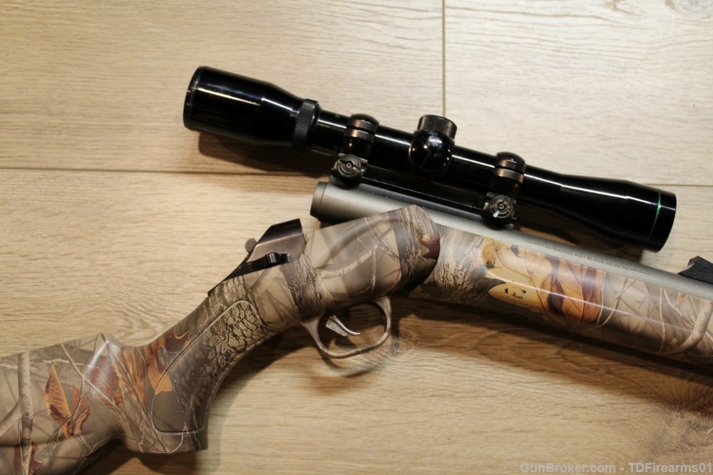 Thompson Center .50 Cal TC Impact stainless realtree w/ Bushnell -img-6