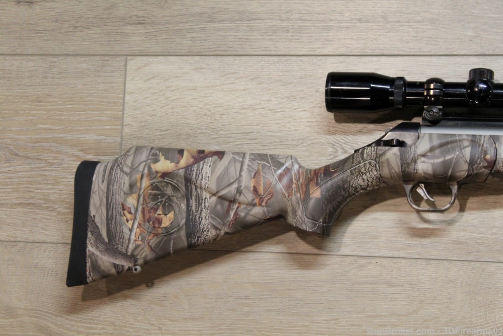 Thompson Center .50 Cal TC Impact stainless realtree w/ Bushnell -img-2