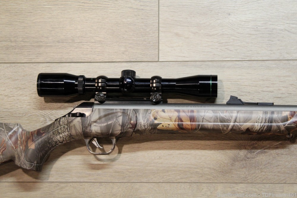 Thompson Center .50 Cal TC Impact stainless realtree w/ Bushnell -img-3