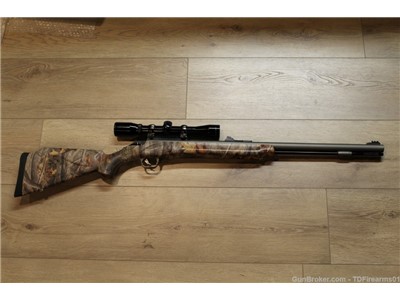 Thompson Center .50 Cal TC Impact stainless realtree w/ Bushnell 