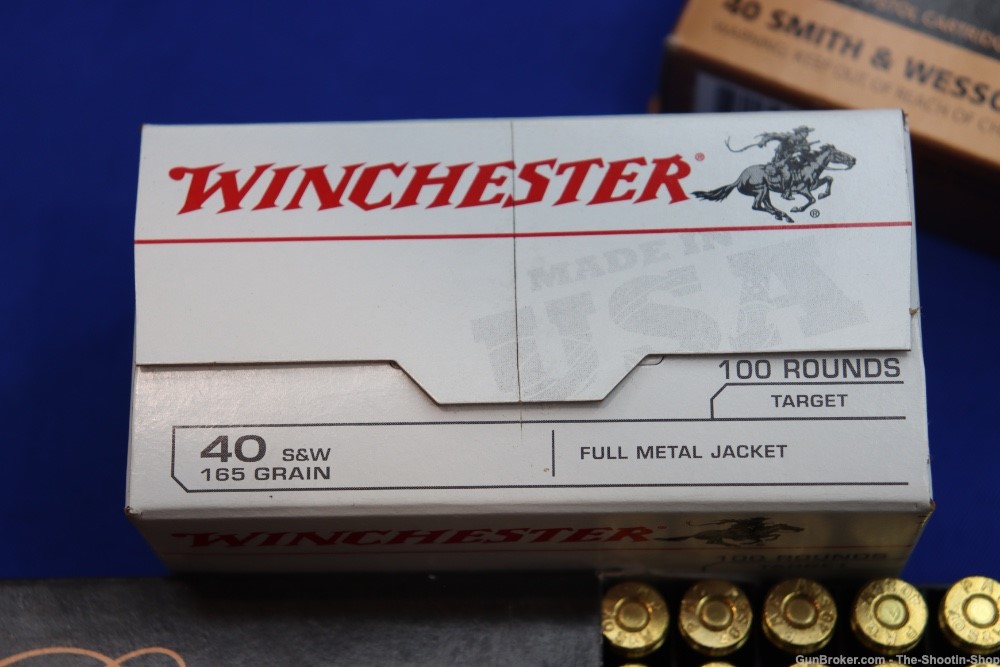 Winchester PMC Hornady 40 S&W Pistol Ammunition 370RD AMMO LOT Brass Cased-img-8