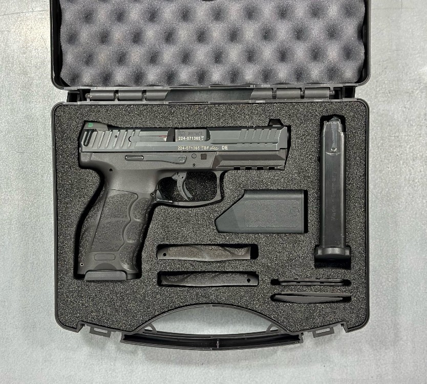 (Pre-owned) H&K VP9 9mm 4" Barrel (W/ Two 15rd Mags & Original Case) -img-0