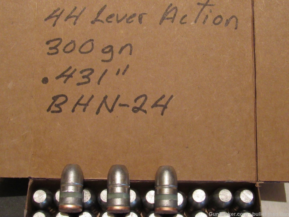 100 - 44 Lever Action bullets  - 300 grains -img-0