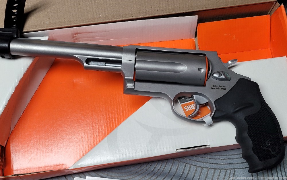 TAURUS Judge Magnum Revolver 45 Colt / 410 GA Stainless Steel 6.5" Barrel-img-2