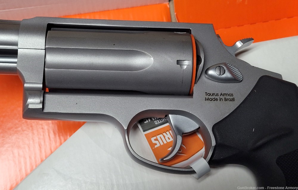 TAURUS Judge Magnum Revolver 45 Colt / 410 GA Stainless Steel 6.5" Barrel-img-4