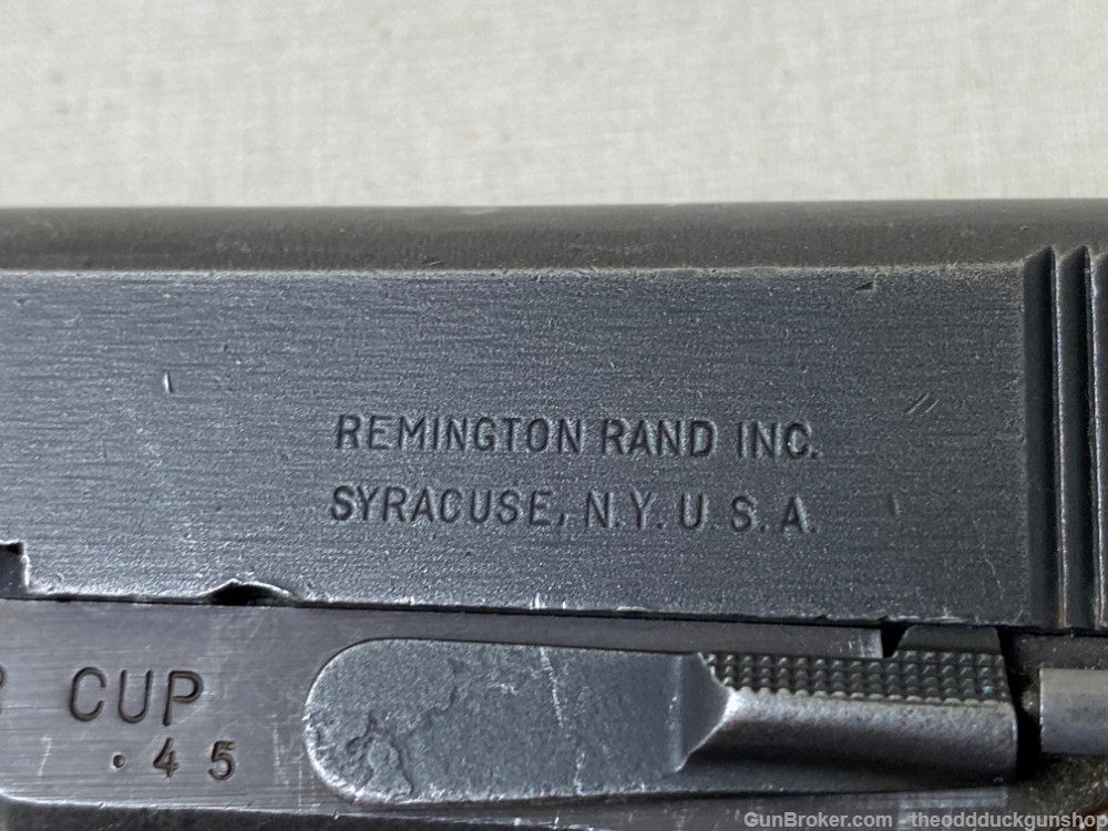 Remington Rand 1911 45 acp Interarms Silver Cup 5"-img-7