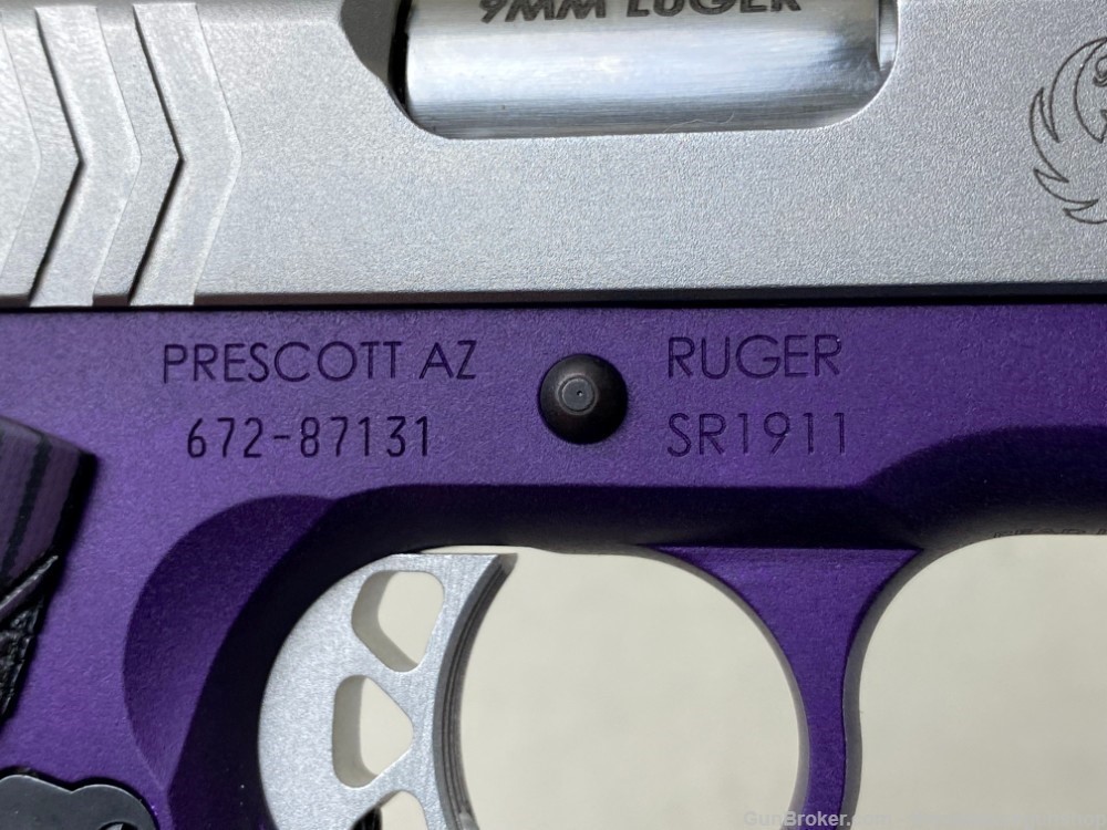 Ruger SR1911 9mm 4.25" Purple Anodize-img-16