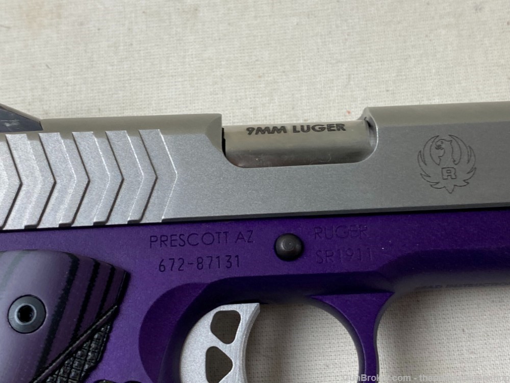 Ruger SR1911 9mm 4.25" Purple Anodize-img-14