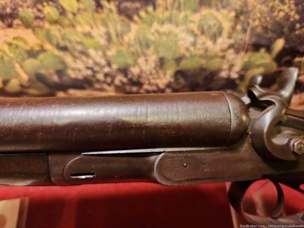 Scarce Colt 1878 double barrel shotgun made in 1882 12 gauge-img-1