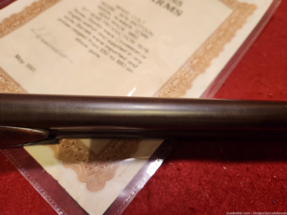Scarce Colt 1878 double barrel shotgun made in 1882 12 gauge-img-20
