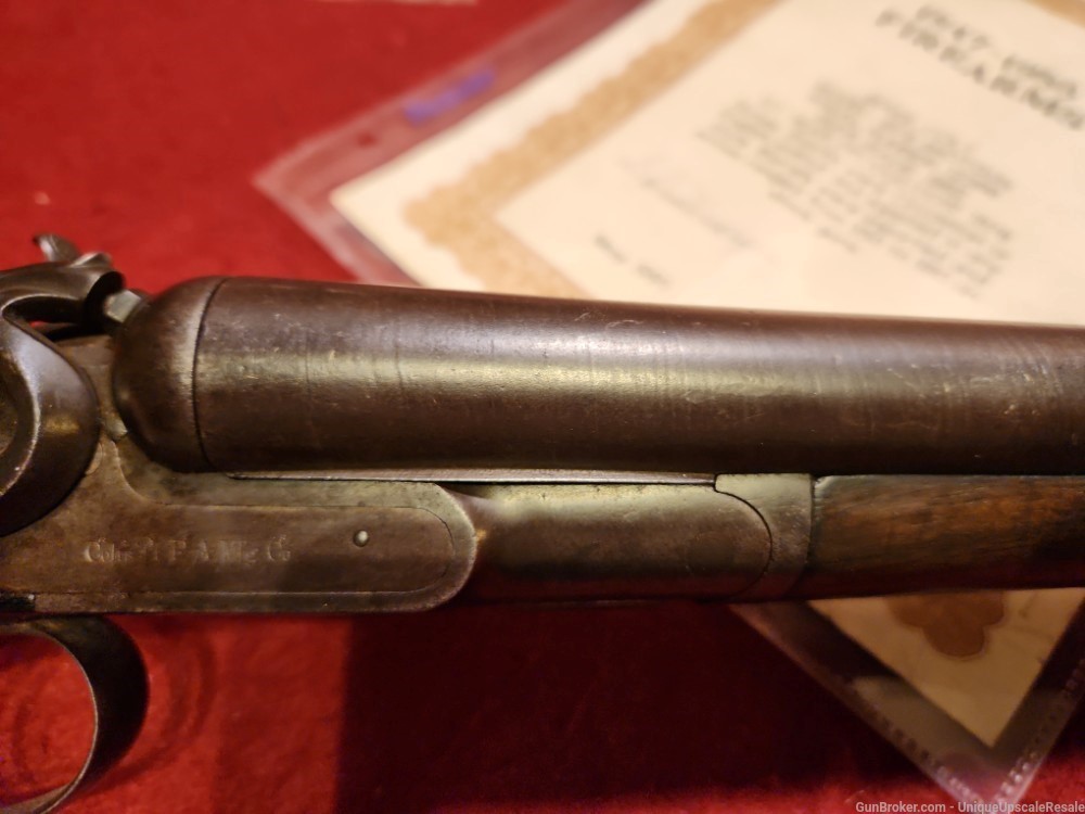 Scarce Colt 1878 double barrel shotgun made in 1882 12 gauge-img-21