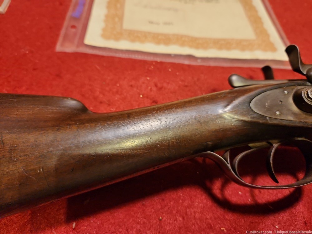 Scarce Colt 1878 double barrel shotgun made in 1882 12 gauge-img-35