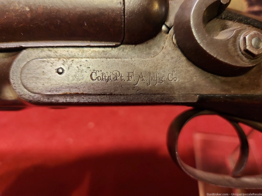 Scarce Colt 1878 double barrel shotgun made in 1882 12 gauge-img-3