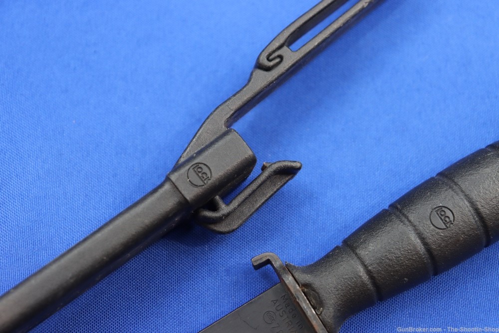 Glock Model 78 Field Knife Early Mfg AUSTRIA Military OLD LOGO Blk Scabbard-img-4