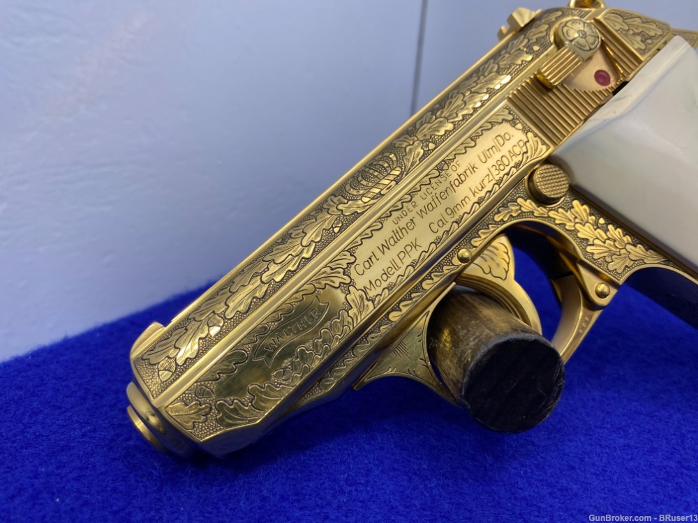 Walther PPK .380 ACP Gold 3.35" *MI-6 BRITISH SIS COMMEMORATIVE 167 of 500*-img-9