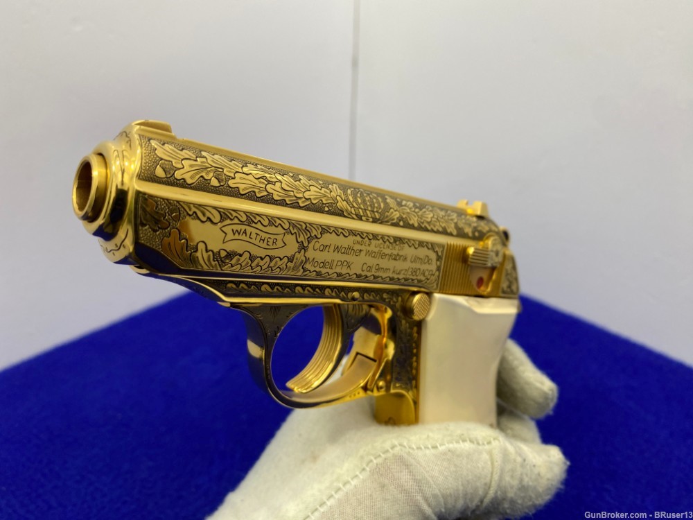 Walther PPK .380 ACP Gold 3.35" *MI-6 BRITISH SIS COMMEMORATIVE 167 of 500*-img-28