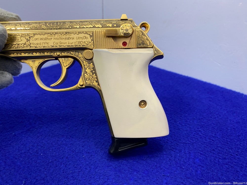 Walther PPK .380 ACP Gold 3.35" *MI-6 BRITISH SIS COMMEMORATIVE 167 of 500*-img-34