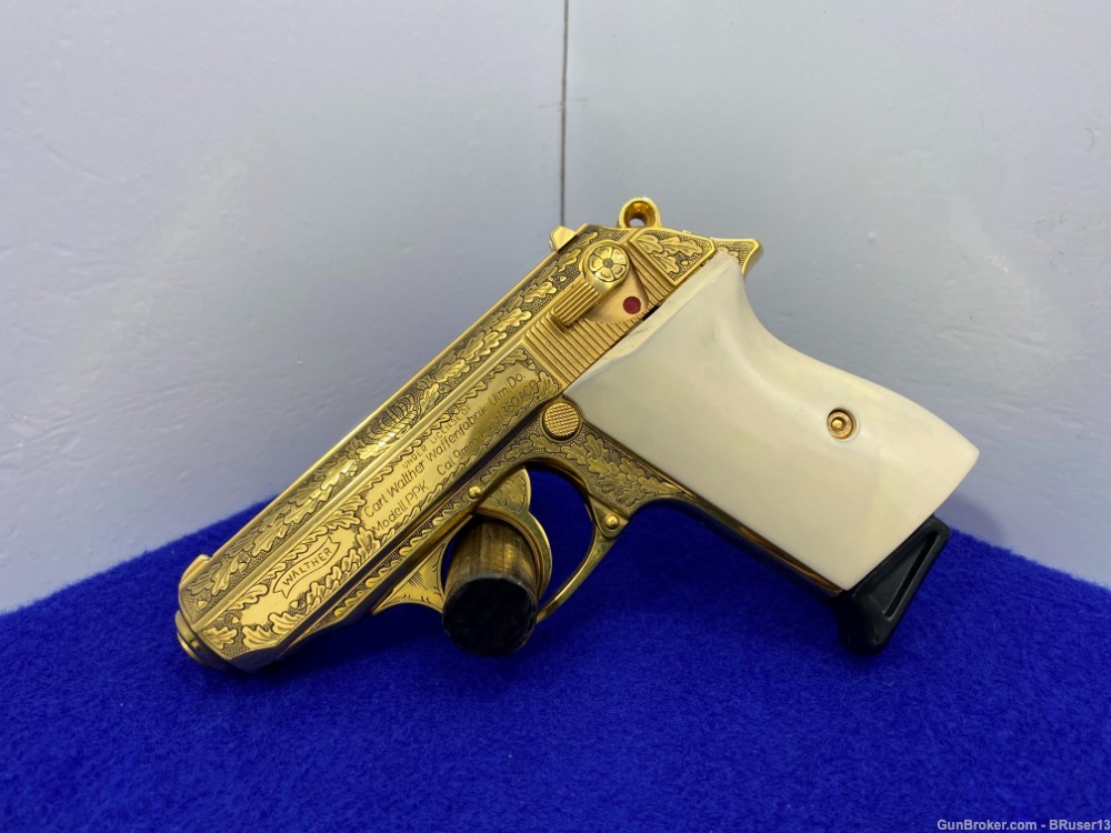 Walther PPK .380 ACP Gold 3.35" *MI-6 BRITISH SIS COMMEMORATIVE 167 of 500*-img-4