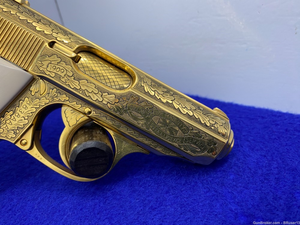 Walther PPK .380 ACP Gold 3.35" *MI-6 BRITISH SIS COMMEMORATIVE 167 of 500*-img-18