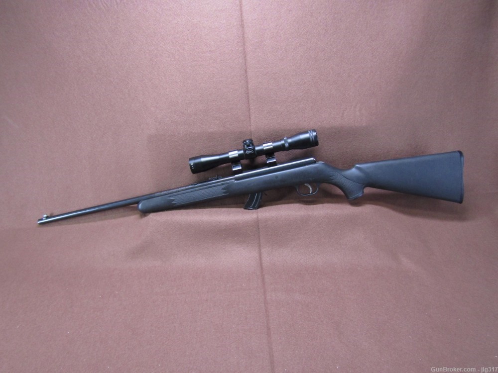 Savage Arms Mark II 22 LR Only Bolt Action Rifle 4x32 Scope-img-11