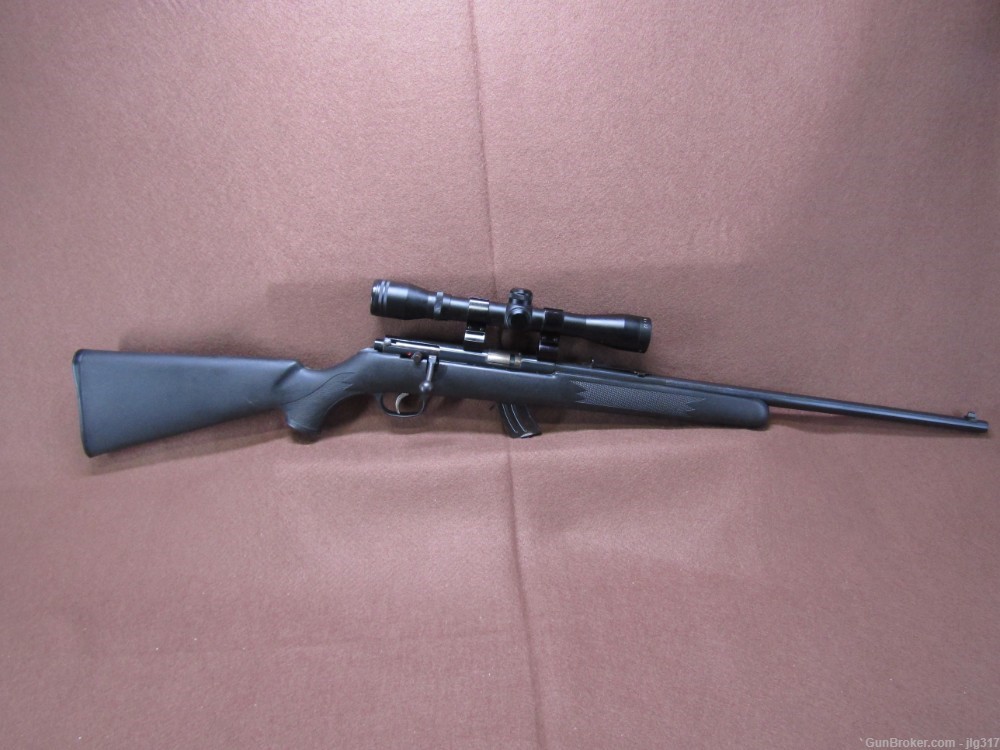 Savage Arms Mark II 22 LR Only Bolt Action Rifle 4x32 Scope-img-0